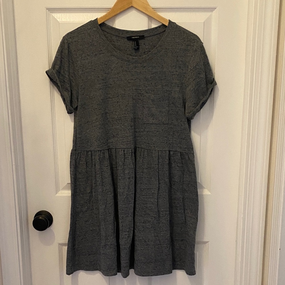Forever 21 Heather Gray Mini Dress